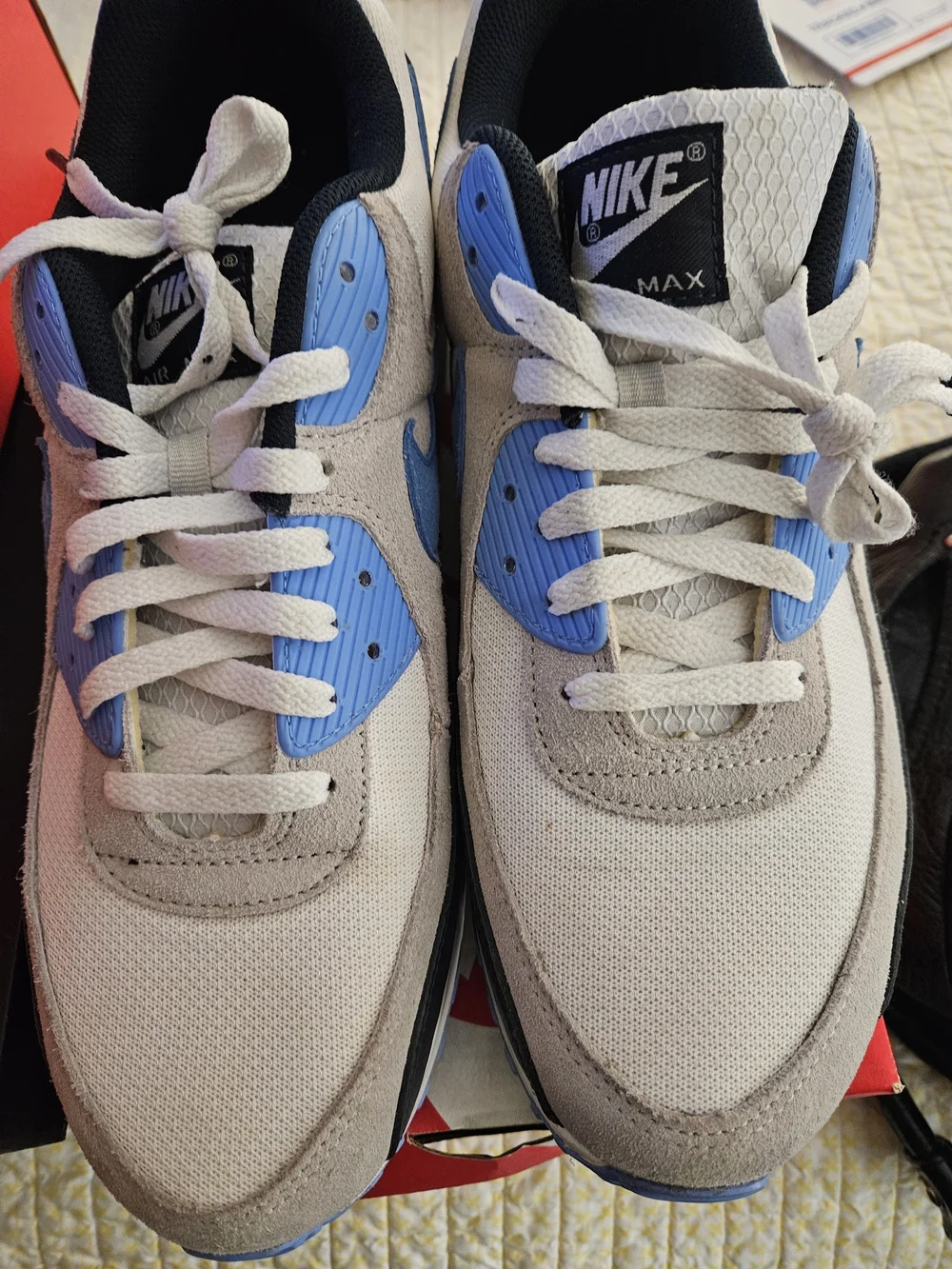 Nike Air Max Men’s Sneakers in Light Blue and Gray